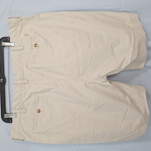 Polo by Ralph Lauren Mens Size 40 Beige Flat Front Shorts - Picture 5 of 13